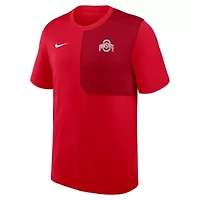 NCAA Nike Ohio State Buckeyes 2025 Sideline UV Dri-FIT Coach Shirt