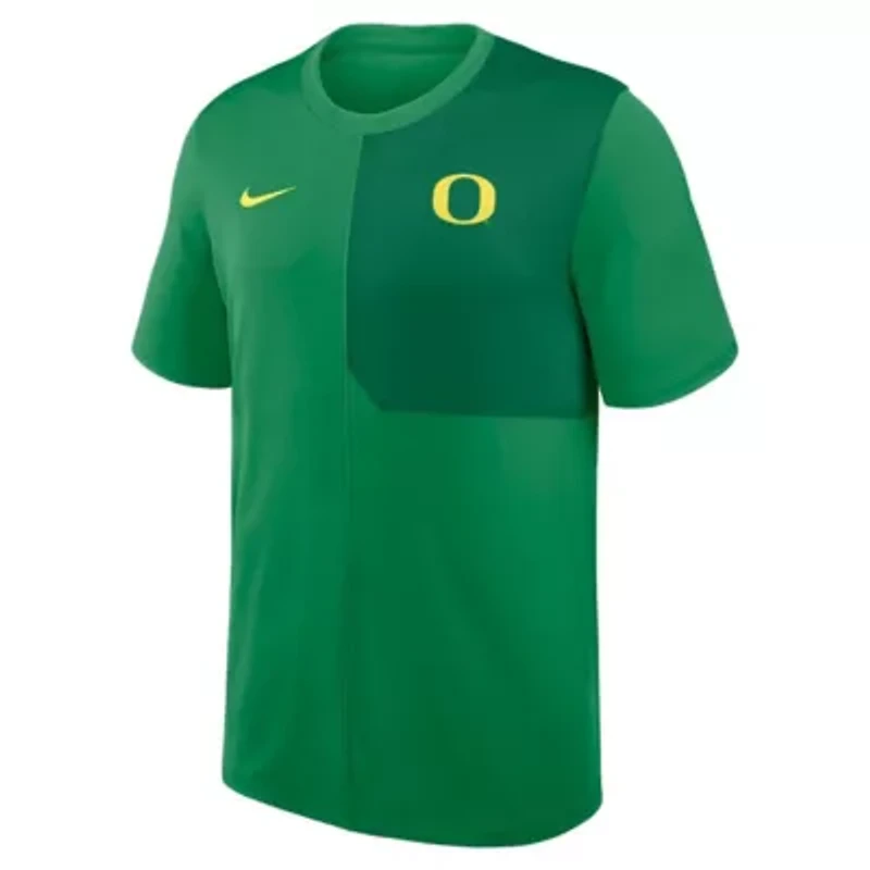 NCAA Nike Oregon Ducks 2025 Sideline UV Dri-FIT Coach Shirt