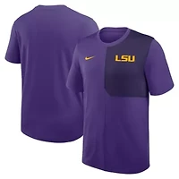 NCAA Nike LSU Tigers 2025 Sideline UV Dri-FIT Coach Shirt