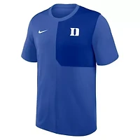 Duke Blue Devils NCAA Nike 2025 Sideline UV Dri-FIT Coach Shirt
