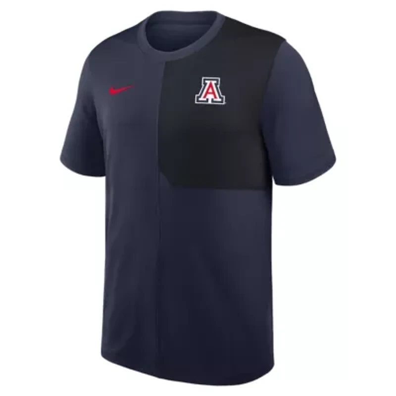NCAA Nike Arizona Wildcats 2025 Sideline UV Dri-FIT Coach Shirt