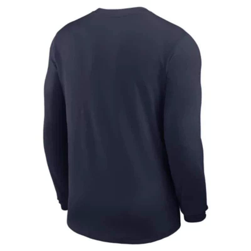 NCAA Nike West Virginia Mountaineers 2025 Sideline Coach UV Dri-FIT Long Sleeve Shirt