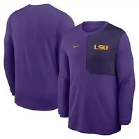 NCAA Nike LSU Tigers 2025 Sideline Coach UV Dri-FIT Long Sleeve Shirt