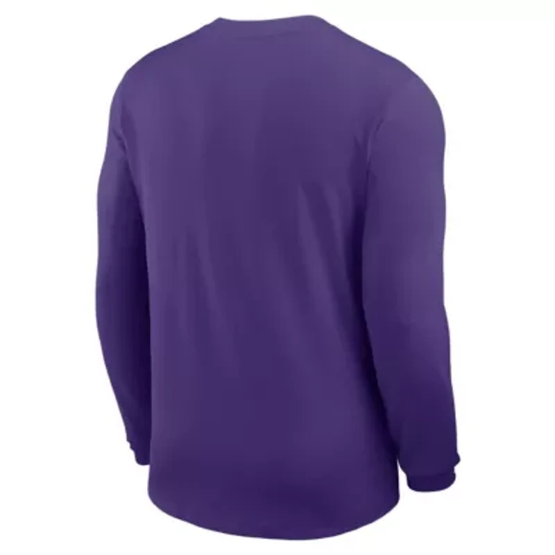 NCAA Nike LSU Tigers 2025 Sideline Coach UV Dri-FIT Long Sleeve Shirt