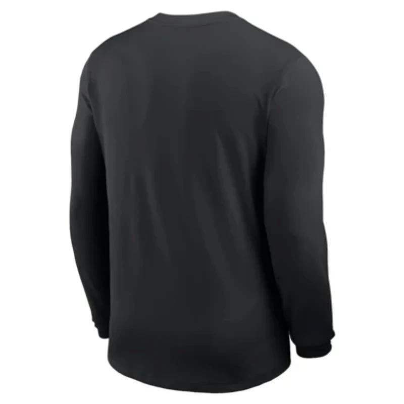 NCAA Nike Ohio State Buckeyes 2025 Sideline Coach UV Dri-FIT Long Sleeve Shirt