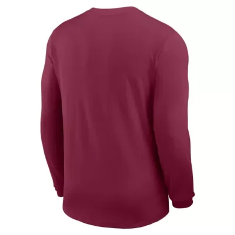NCAA Nike Florida State Seminoles 2025 Sideline Coach UV Dri-FIT Long Sleeve Shirt