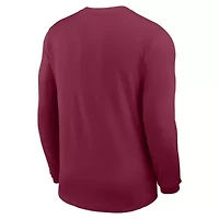 NCAA Nike Florida State Seminoles 2025 Sideline Coach UV Dri-FIT Long Sleeve Shirt