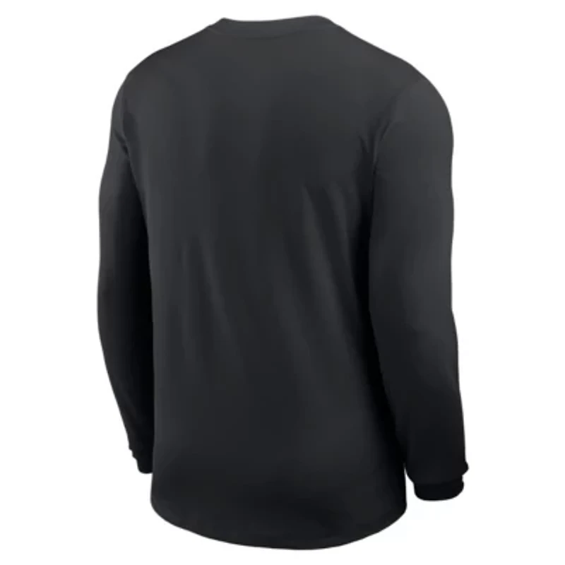 NCAA Nike Iowa Hawkeyes 2025 Sideline Coach UV Dri-FIT Long Sleeve Shirt