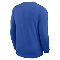 NCAA Nike Kentucky Wildcats 2025 Sideline Coach UV Dri-FIT Long Sleeve Shirt