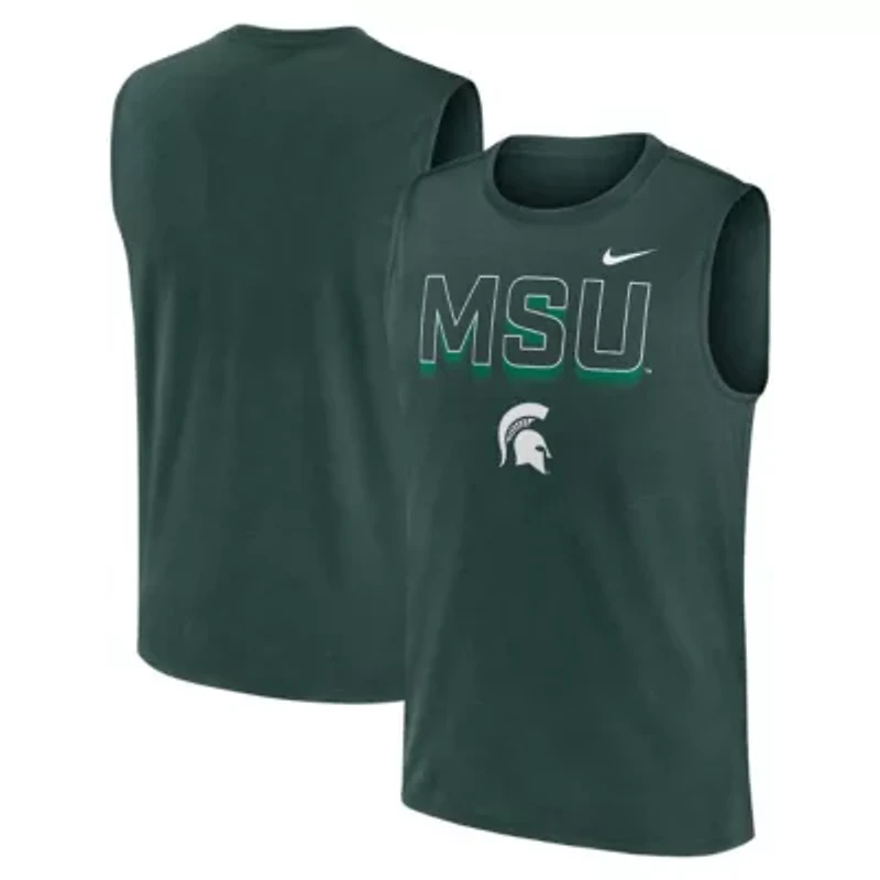 NCAA Nike Michigan State Spartans Primetime Tricode Legend Dri-FIT Tank Top