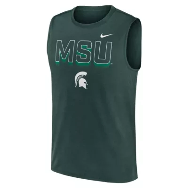NCAA Nike Michigan State Spartans Primetime Tricode Legend Dri-FIT Tank Top