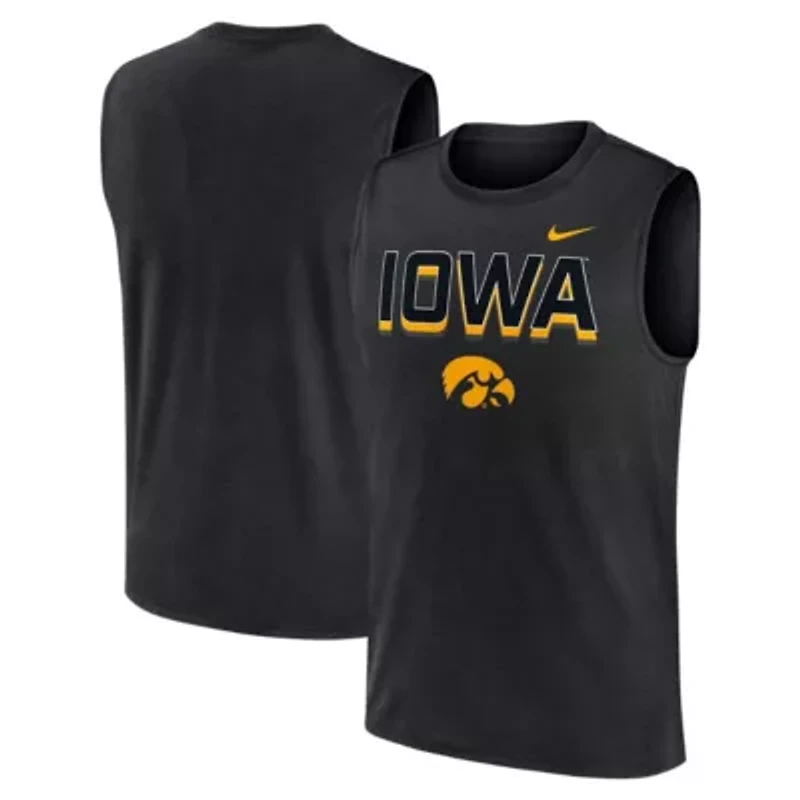 NCAA Nike Iowa Hawkeyes Primetime Tricode Legend Dri-FIT Tank Top