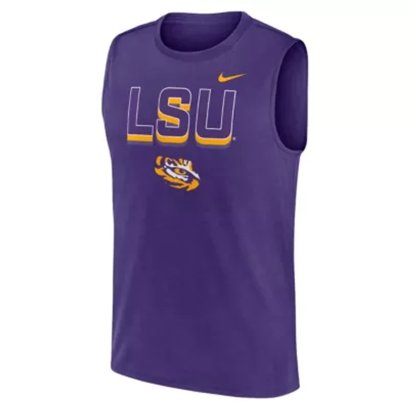 NCAA Nike LSU Tigers Primetime Tricode Legend Dri-FIT Tank Top