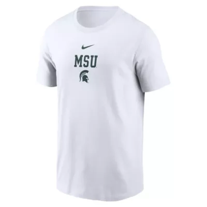 NCAA Nike Michigan State Spartans 2-Hit Stacked T-Shirt