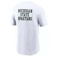 NCAA Nike Michigan State Spartans 2-Hit Stacked T-Shirt