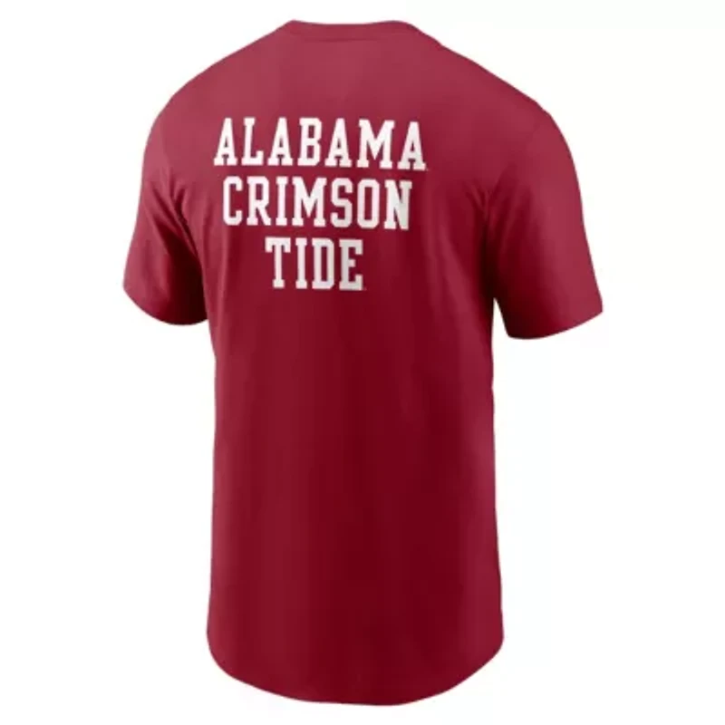 Alabama Crimson Tide NCAA Nike 2-Hit Stacked T-Shirt