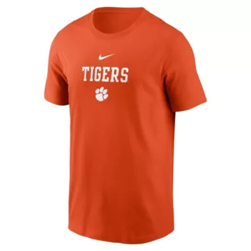 NCAA Nike Clemson Tigers 2-Hit Stacked T-Shirt