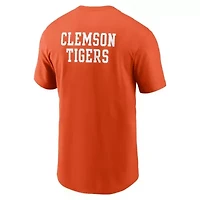 NCAA Nike Clemson Tigers 2-Hit Stacked T-Shirt