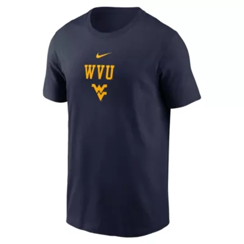 NCAA Nike West Virginia Mountaineers 2-Hit Stacked T-Shirt