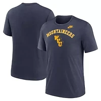 NCAA Nike West Virginia Mountaineers Legacy Arch Tri-Blend T-Shirt