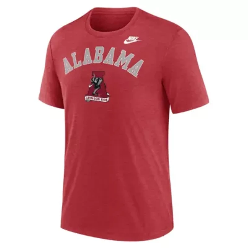 Alabama Crimson Tide NCAA Nike Legacy Arch Tri-Blend T-Shirt