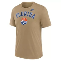 NCAA Nike Light Florida Gators Legacy Arch Tri-Blend T-Shirt