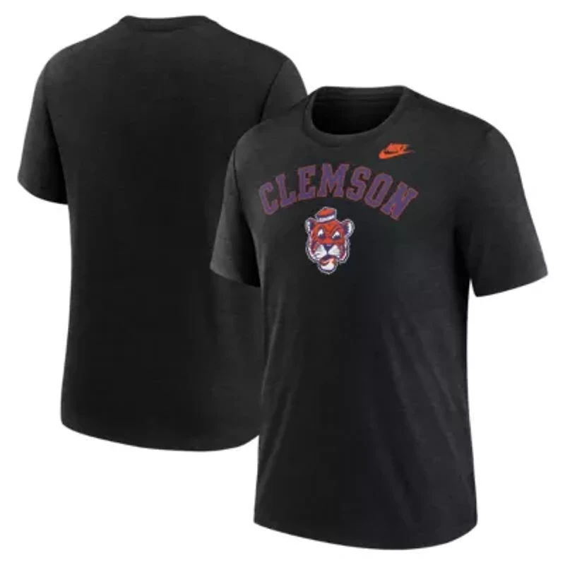 NCAA Nike Clemson Tigers Legacy Arch Tri-Blend T-Shirt
