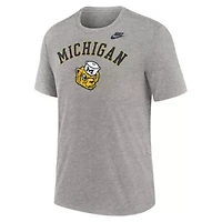 NCAA Nike Michigan Wolverines Legacy Arch Tri-Blend T-Shirt
