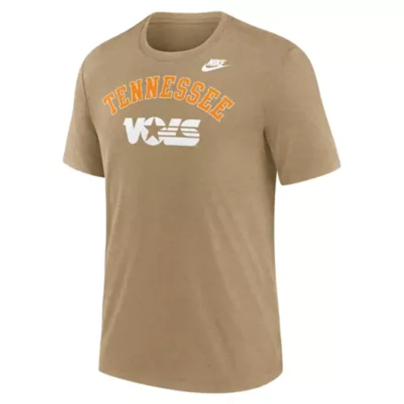 NCAA Nike Light Tennessee Volunteers Legacy Arch Tri-Blend T-Shirt