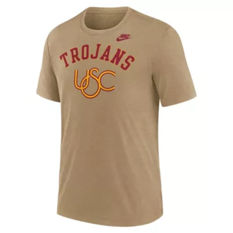 NCAA Nike Light USC Trojans Legacy Arch Tri-Blend T-Shirt