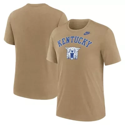 NCAA Nike Light Kentucky Wildcats Legacy Arch Tri-Blend T-Shirt