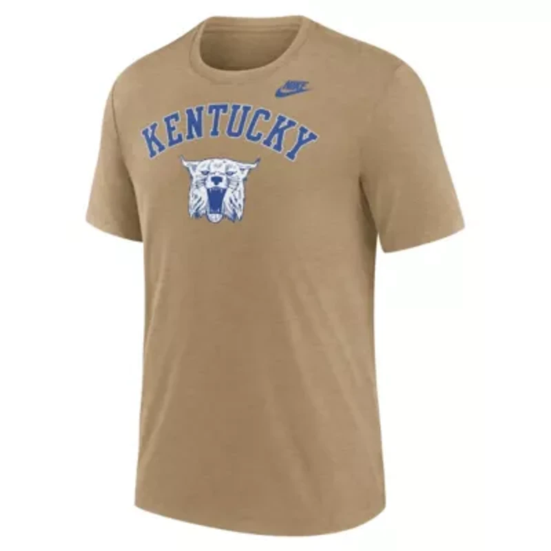 NCAA Nike Light Kentucky Wildcats Legacy Arch Tri-Blend T-Shirt