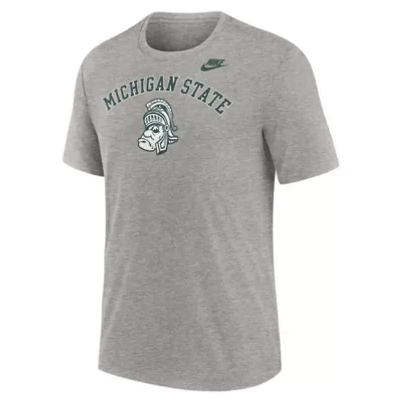 NCAA Nike Michigan State Spartans Legacy Arch Tri-Blend T-Shirt