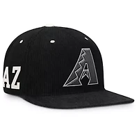 MLB Nike Arizona Diamondbacks Pro Corduroy Structured Snapback Hat