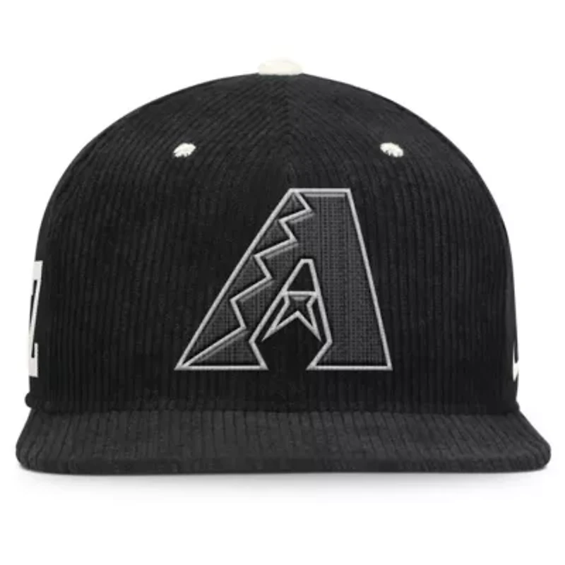 MLB Nike Arizona Diamondbacks Pro Corduroy Structured Snapback Hat