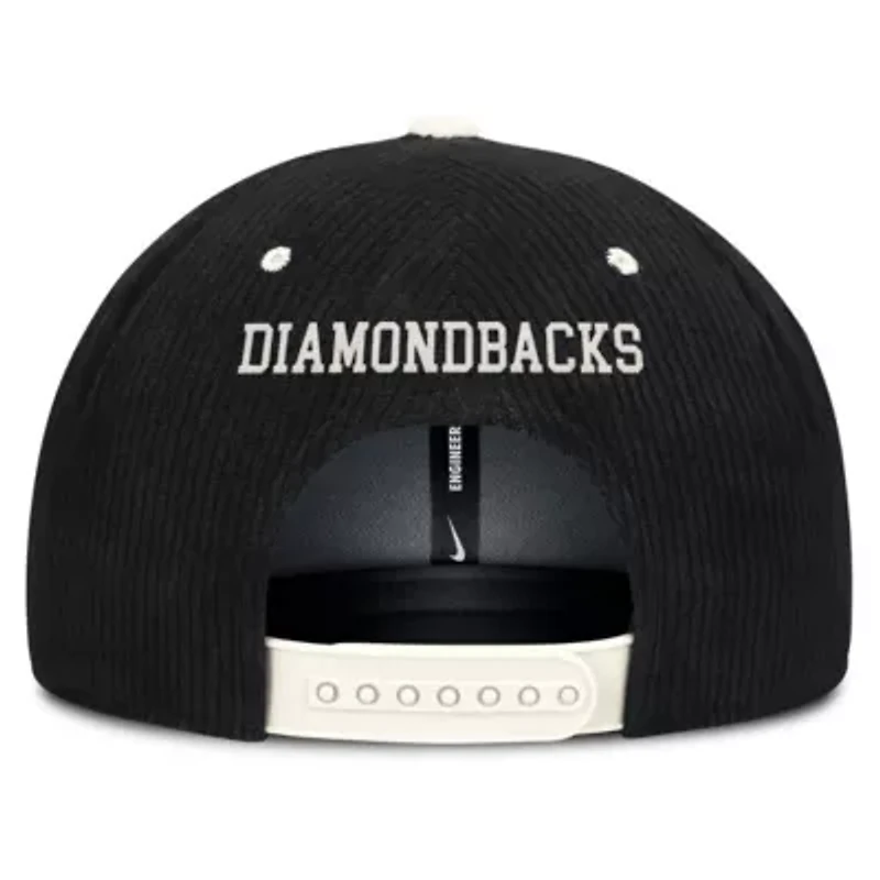 MLB Nike Arizona Diamondbacks Pro Corduroy Structured Snapback Hat