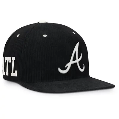 MLB Nike Atlanta Braves Pro Corduroy Structured Snapback Hat