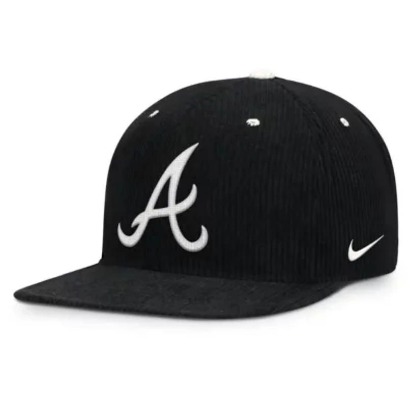 MLB Nike Atlanta Braves Pro Corduroy Structured Snapback Hat