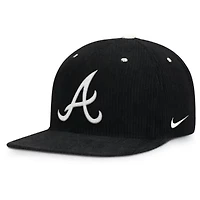 MLB Nike Atlanta Braves Pro Corduroy Structured Snapback Hat