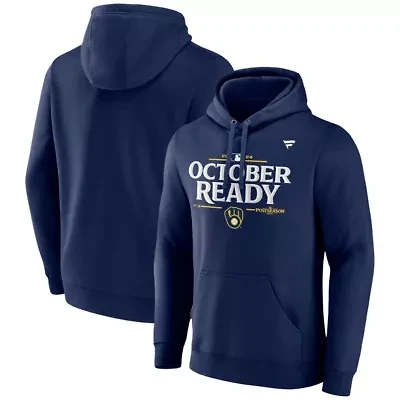 MLB Fanatics Milwaukee Brewers 2024 season Locker Room Pullover Hoodie