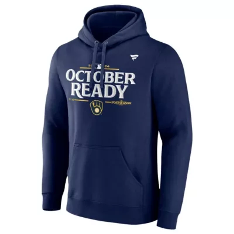 MLB Fanatics Milwaukee Brewers 2024 season Locker Room Pullover Hoodie