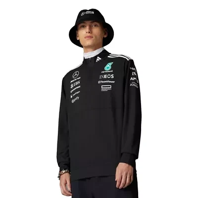 Formula 1 Mercedes-AMG Petronas F1 Team Wear Quarter-Zip Pullover Sweatshirt