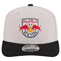 MLS Khaki/Black New York Bulls 2025 Jersey Hook 9SEVENTY Stretch-Snap Hat