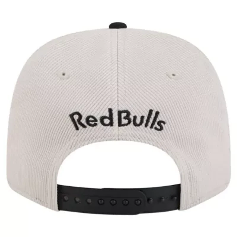 MLS Khaki/Black New York Bulls 2025 Jersey Hook 9SEVENTY Stretch-Snap Hat
