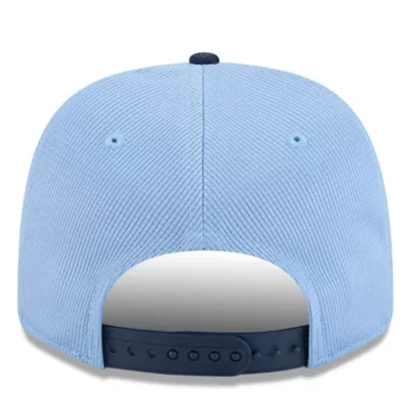 MLS Sky Blue/Navy Sporting Kansas City 2025 Jersey Hook 9SEVENTY Stretch-Snap Hat