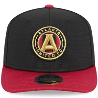 MLS Black/Red Atlanta United FC 2025 Jersey Hook 9SEVENTY Stretch-Snap Hat