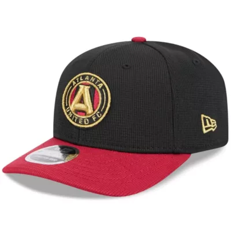MLS Black/Red Atlanta United FC 2025 Jersey Hook 9SEVENTY Stretch-Snap Hat