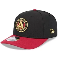 MLS Black/Red Atlanta United FC 2025 Jersey Hook 9SEVENTY Stretch-Snap Hat