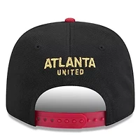 MLS Black/Red Atlanta United FC 2025 Jersey Hook 9SEVENTY Stretch-Snap Hat