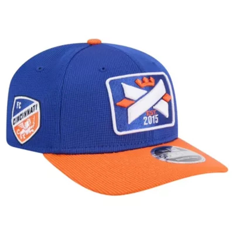 MLS Blue/Orange FC Cincinnati 2025 Jersey Hook 9SEVENTY Stretch-Snap Hat